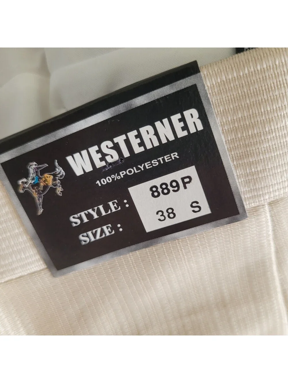 Westerner Men's 38x30 Beige Western Dress Pants High Rise NEW Vintage